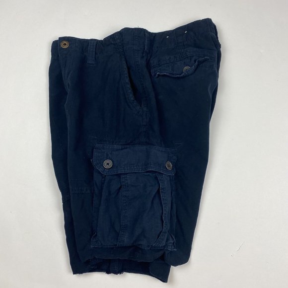 American Eagle Classic Fit Cargo Shorts Men's Size 30 Cotton Blue - Picture 3 of 13